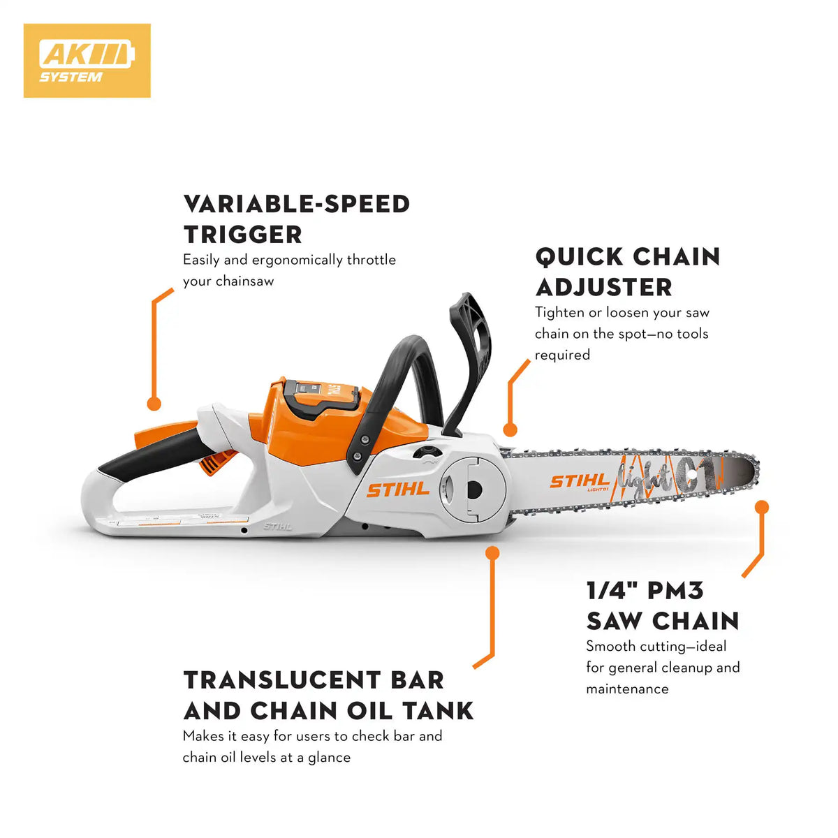 MSA 60 Battery Powered Chainsaw