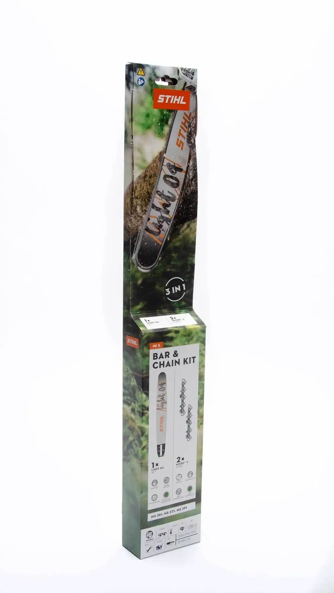 2+1 Cut Kit 5 - 18” Guide Bar & Saw Chains