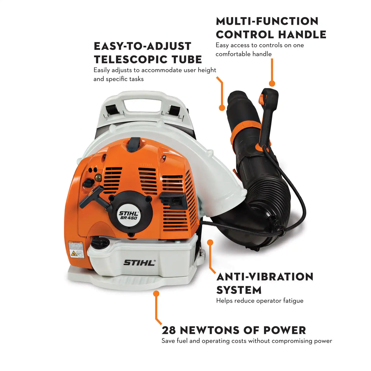 BR 450 Gasoline Backpack Blower