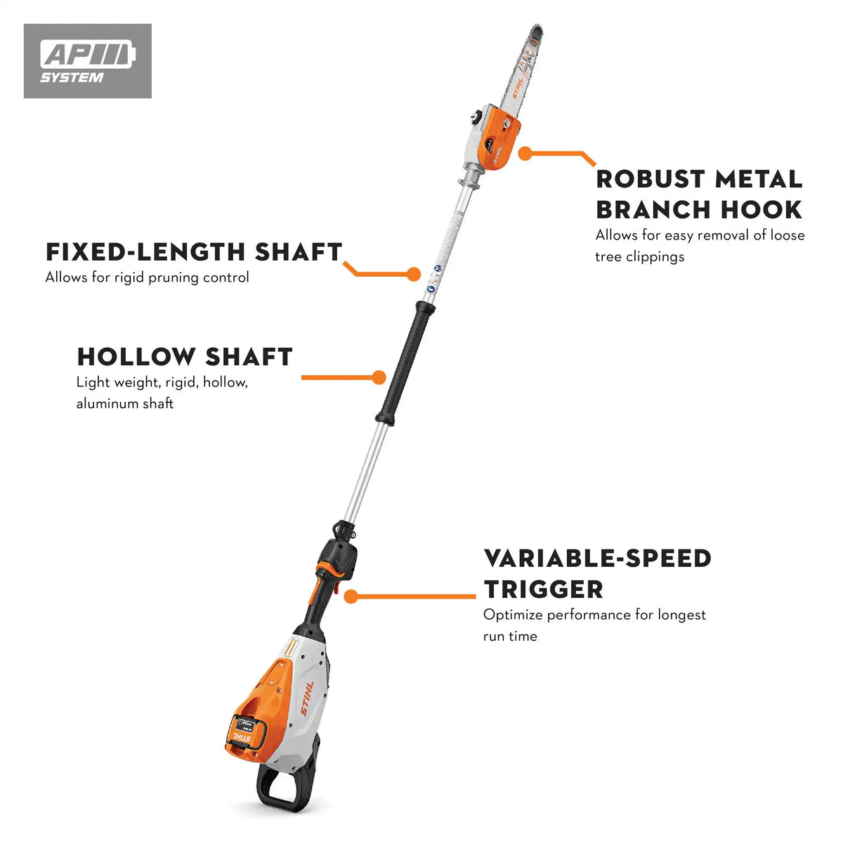 HTA 150 Battery Powered Pole Pruner
