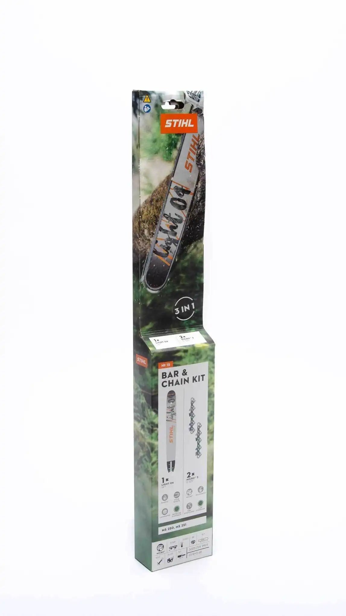 2+1 Cut Kit 15 - 18” Guide Bar & Saw Chains